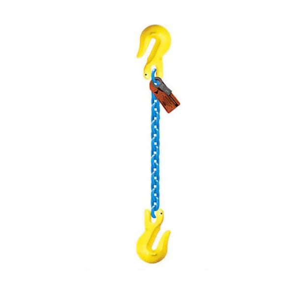 Grabiq Sngl Leg 7/32 in Adjstbl Chain Slng GG1-GG, 12ft L, 3300lb WLL G-7/32-GG1-GG-12 - main